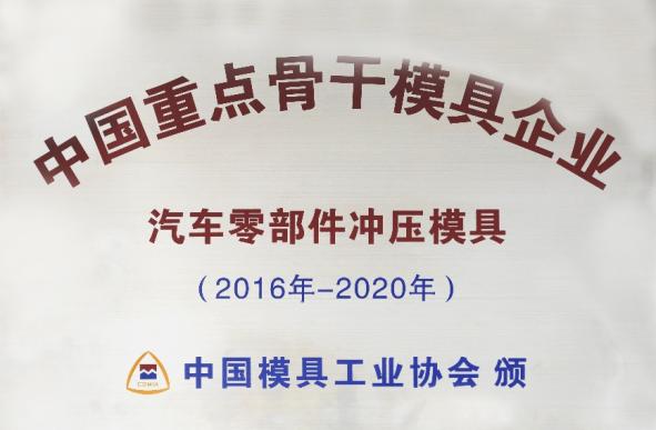 中國重點骨干模具企業